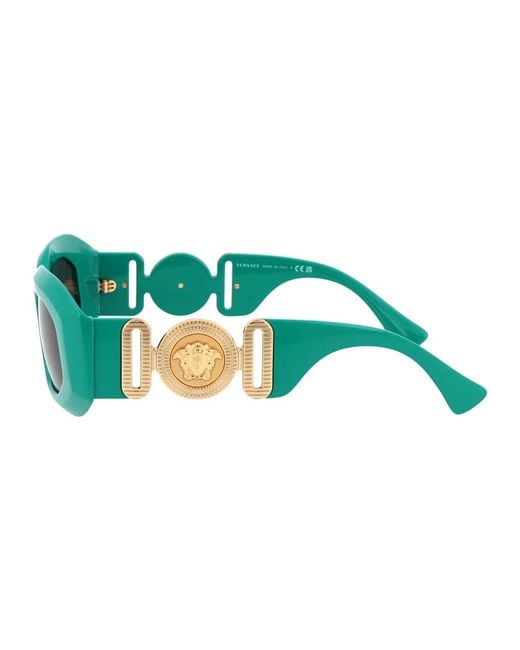 Versace Green Nylon Sunglasses
