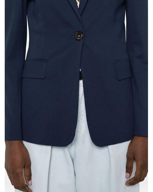 Pinko Blue Signum Technical Blazer Jacket