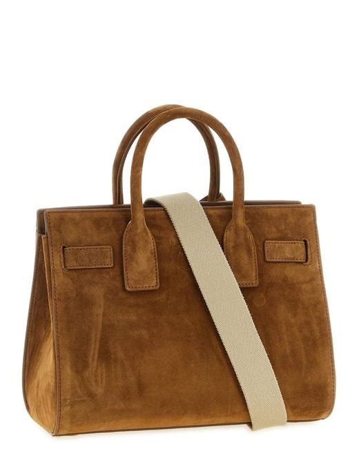Saint Laurent Brown 'Sac De Jour' Small Handbag