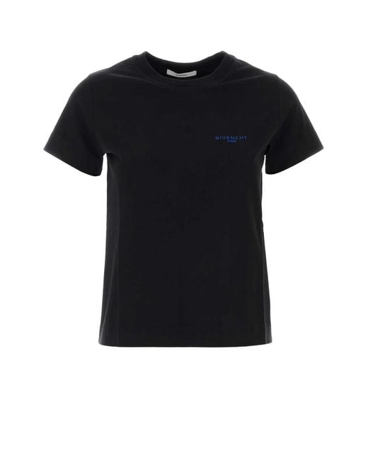 Givenchy Black Cotton T-Shirt