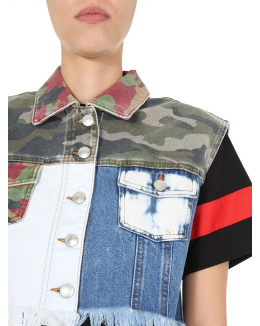 Gcds Black Denim Vest