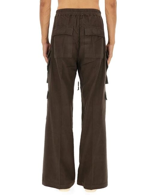 Rick Owens Brown "Double Cargo Jumbo Belas" Pants for men