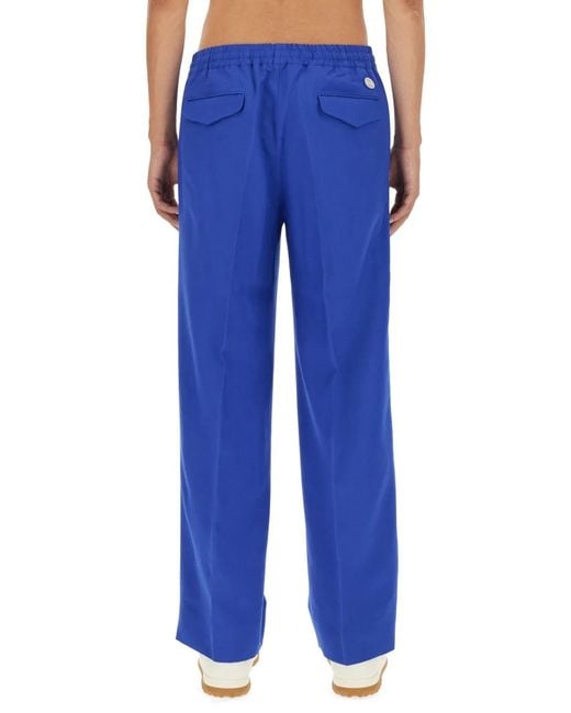 Gucci Blue Gg Crossover Pants for men