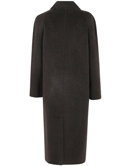 Loulou de Saison Black "Irvin" Double Breasted Coat