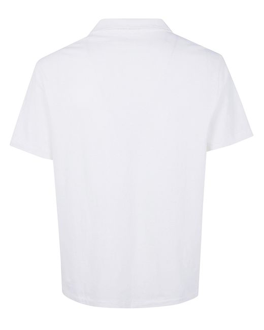 Polo Ralph Lauren White Classic Short Sleeves Pockets Polo Shirt for men