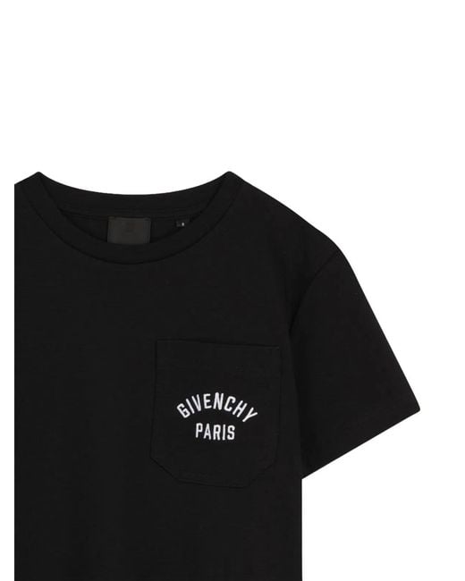 Givenchy Black T-Shirt Con Logo