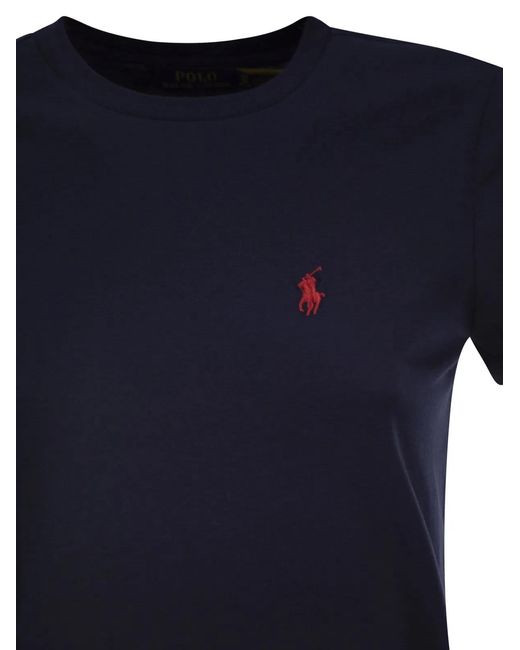 Polo Ralph Lauren Blue Classic-Fit Crew Neck T-Shirt