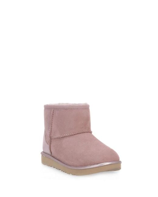 Ugg Pink "Mini Classic" Ankle Boot