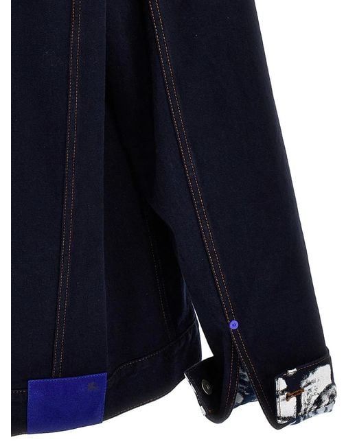 Burberry Blue Denim Jacket for men
