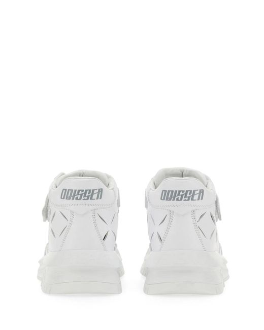 Versace White Odyssey Sneakers for men