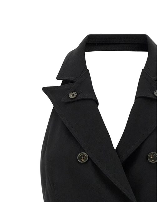 Elisabetta Franchi Black Vest Dress
