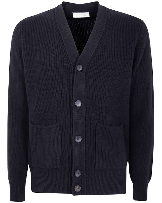 FILIPPO DE LAURENTIIS Blue Buttoned Cardigan for men