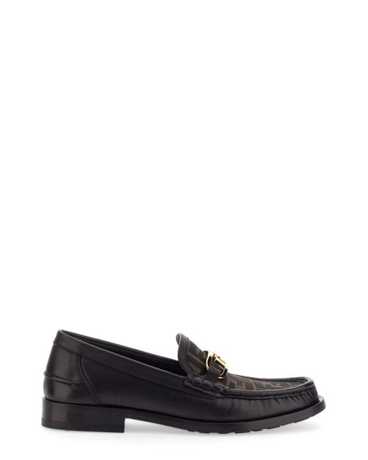 Fendi White Moccasin "O'Lock" for men