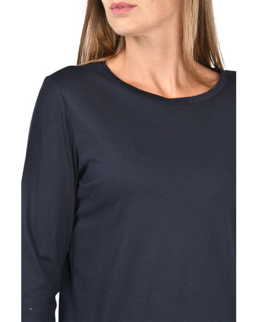 Gran Sasso Blue Cotton Marinara Sweater