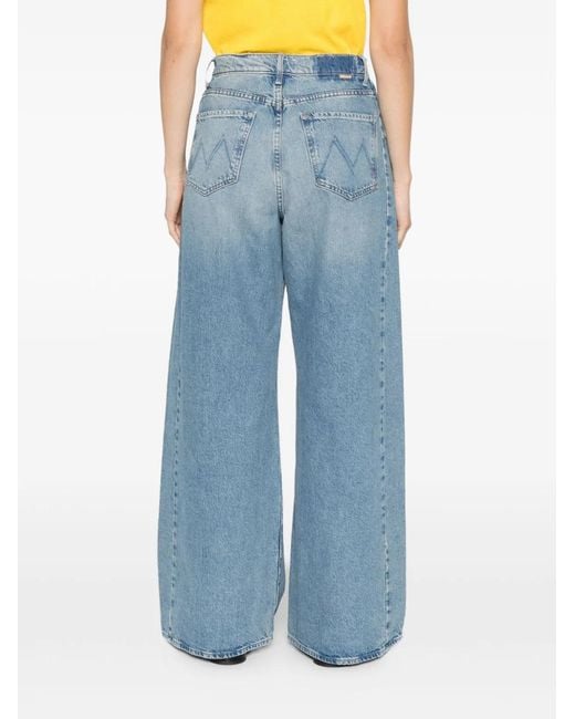 Mother Blue Jean The Pipe Dream Sneak Denim Hood