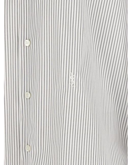 Saint Laurent White 'Cassandre' Shirt for men
