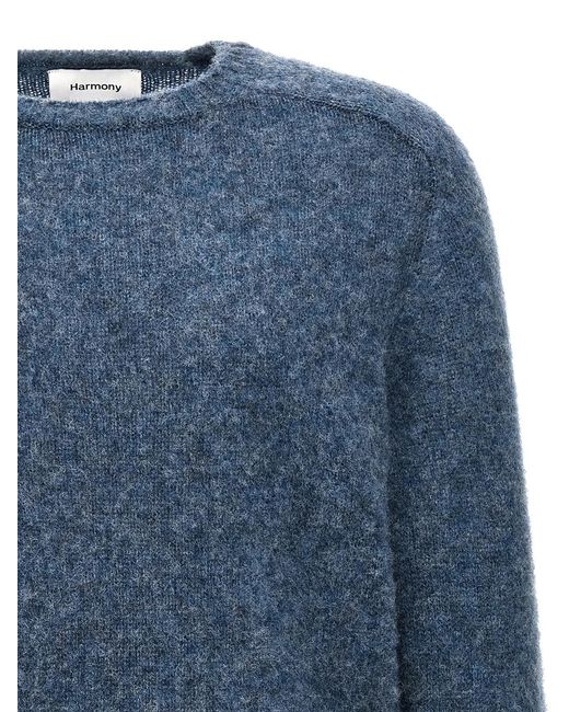 Harmony Blue 'Shaggy' Sweater for men