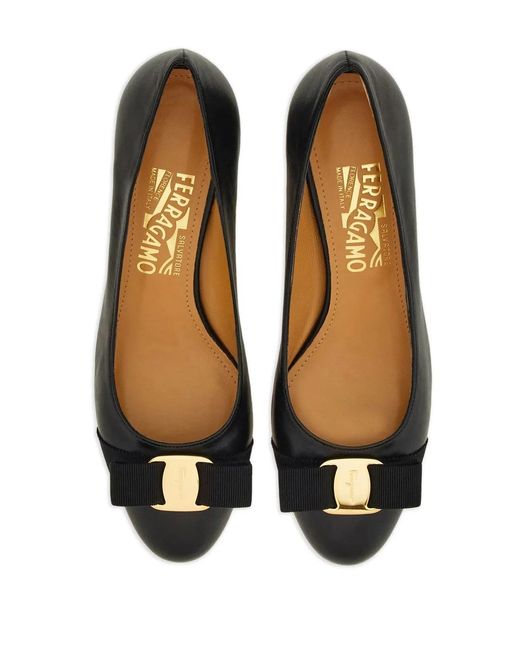 Ferragamo Brown Vara Soft