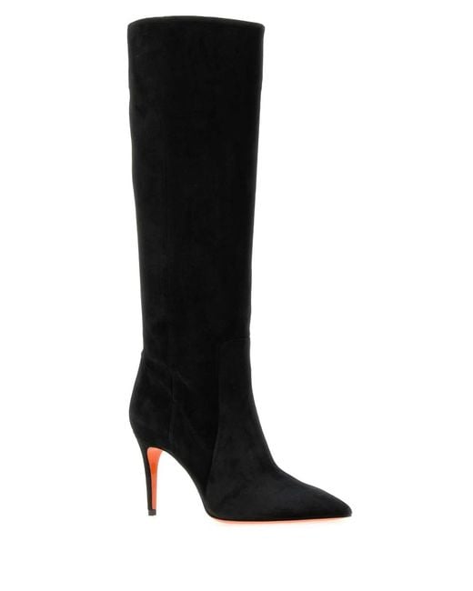Santoni Black Viola85-Boot-Aean01