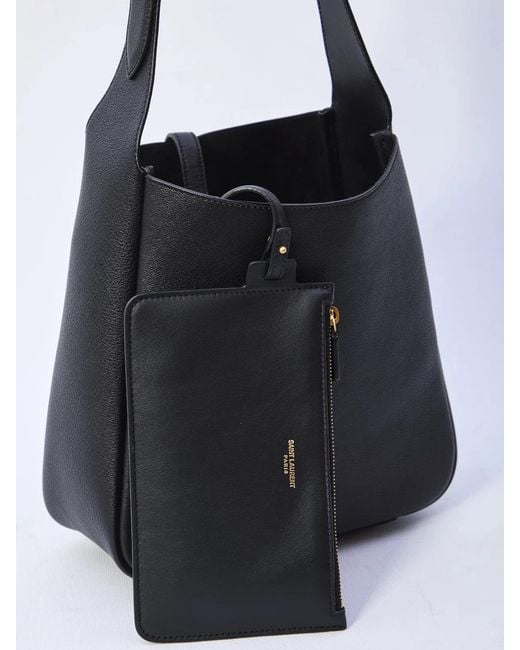 Saint Laurent White Le 5 À 7 Bag Small With Pouch
