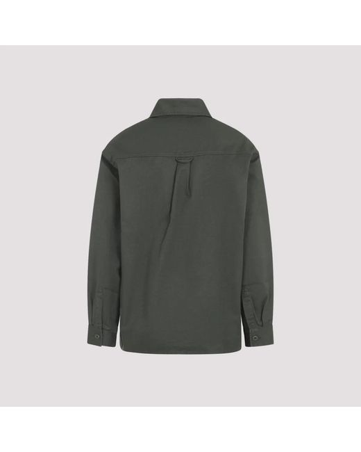 Carhartt Gray Kelly Shirt Cotton Jacket for men
