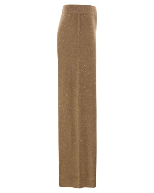 Fabiana Filippi Natural Knitted Trousers