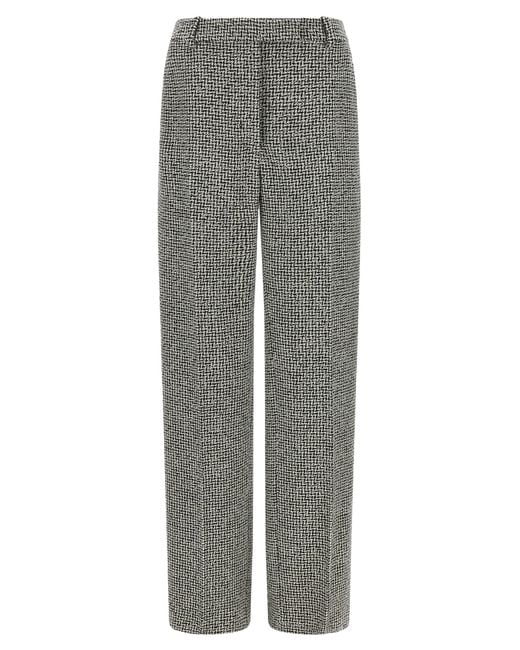 Tom Ford Gray Houndstooth Pattern Pants
