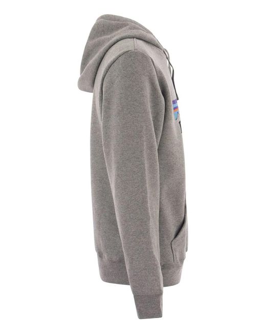 Patagonia Gray Cotton Blend Hoodie for men