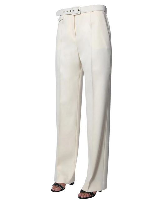 Givenchy White Pants With Belt