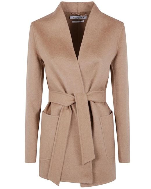 Max Mara Natural Woolen Coat