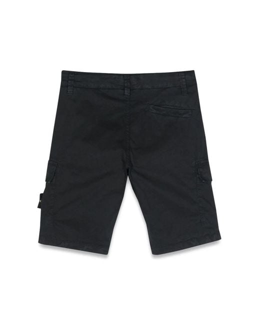 Stone Island White Bermuda Regular