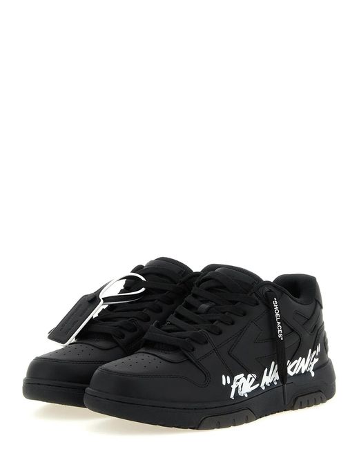 Off-White c/o Virgil Abloh Black 'Out Of Office For Walking' Sneakers for men