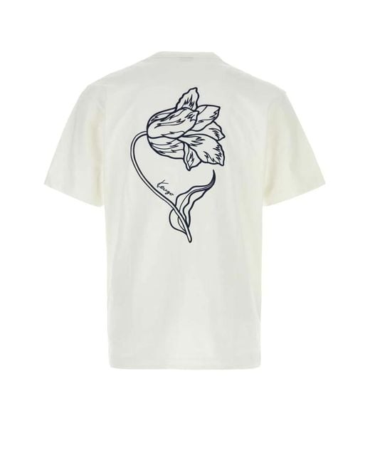KENZO White Logo T-Shirt for men