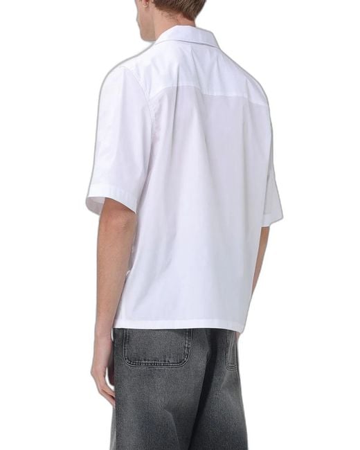 DIESEL White Mini Shirt for men