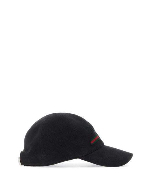 Gucci Black Fake Baseball Cap for men