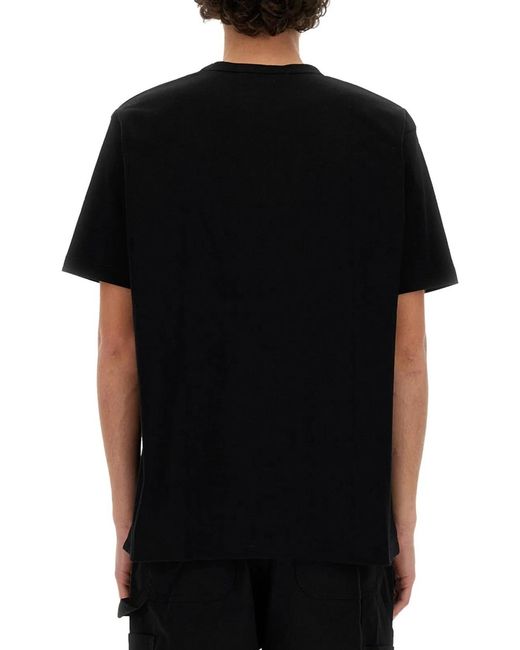 Junya Watanabe Black T Shirt With Print for men