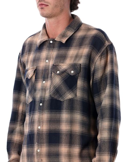 Levi's Black Western Check Shirt for men
