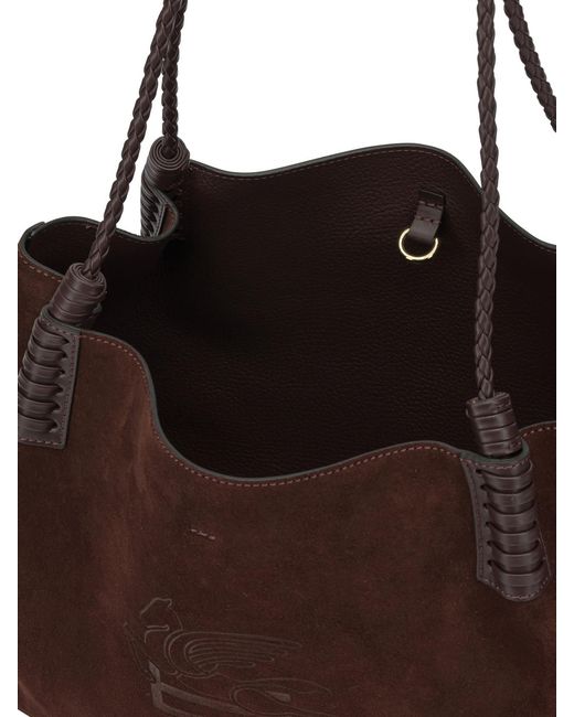 Etro Brown "Libra" Small Shoulder Bag