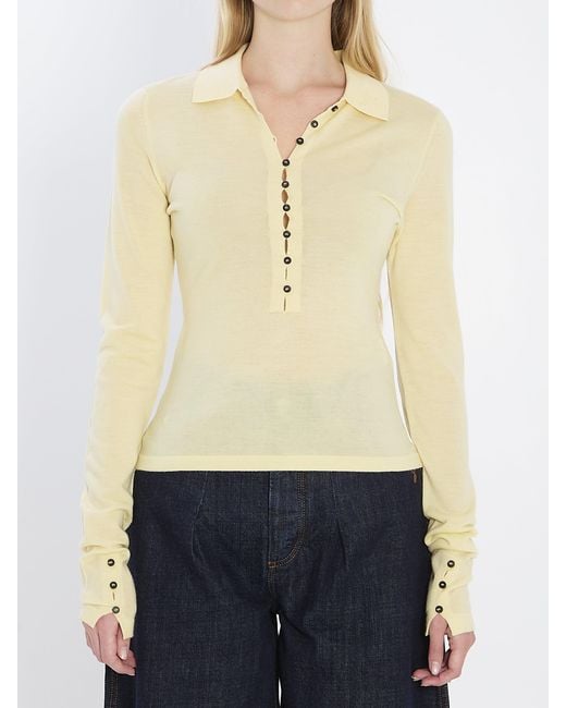 Jacquemus Natural Fine Merino Wool Knit