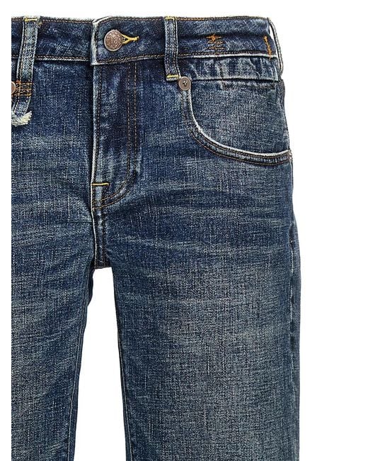R13 Blue 'Overflow Boy Flare' Jeans