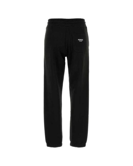 KENZO Black Cotton Joggers