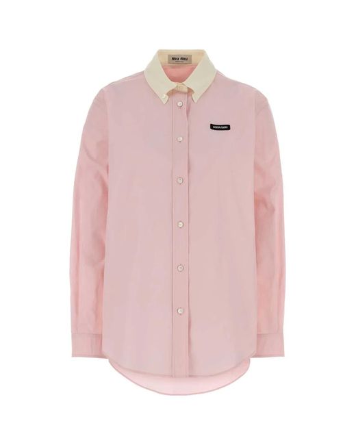 Miu Miu Pink Camicie