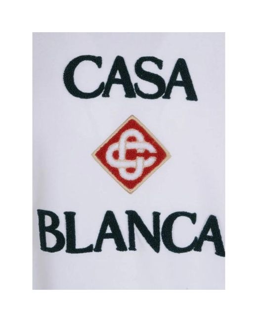 Casablanca Gray Logo-Patch Sweater for men