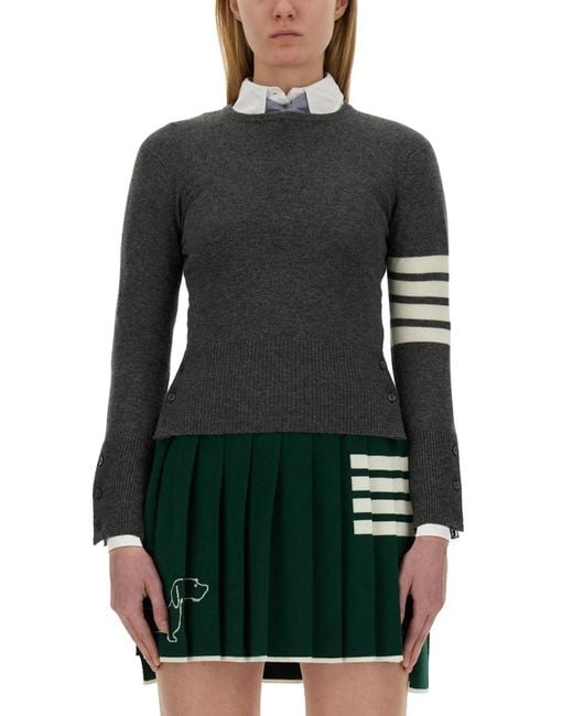 Thom Browne Black Cashmere Sweater