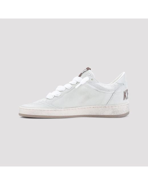 Golden Goose Deluxe Brand White Ball Star Leather Sneakers