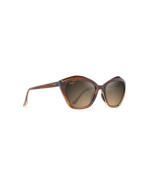 Maui Jim Brown Lotus Hs827-01