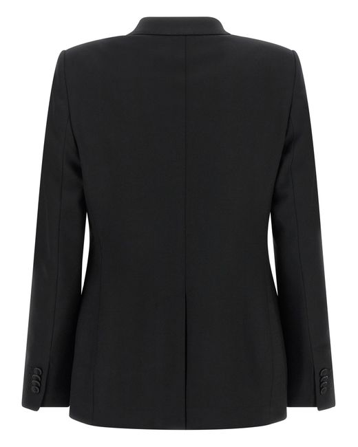 Tagliatore Black 'Parigi' Double-Breasted Blazer
