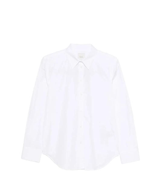 Calvin Klein White Cotton Poplin Regular Shirt