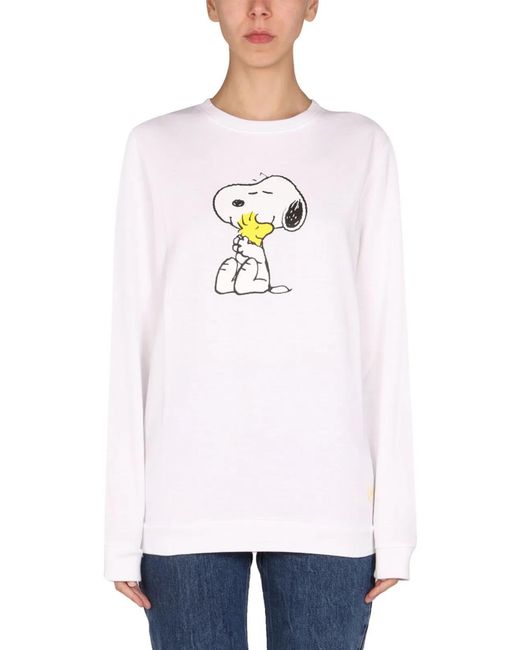 Moa Concept White Moaconcept "Snoopy" Sweatshirt