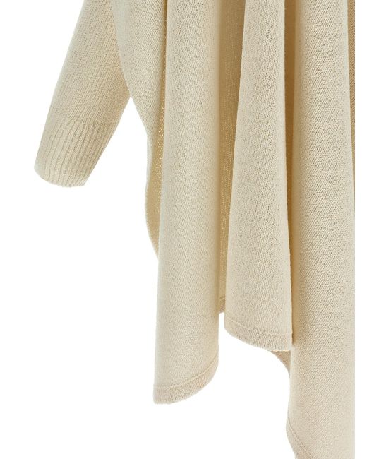 Totême White Silk Cardigan